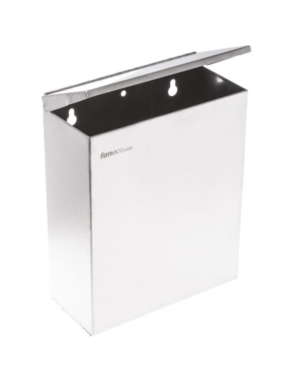 Nástenný sanitárny odpadkový kôš 7 l matná nehrdzavejúca oceľ