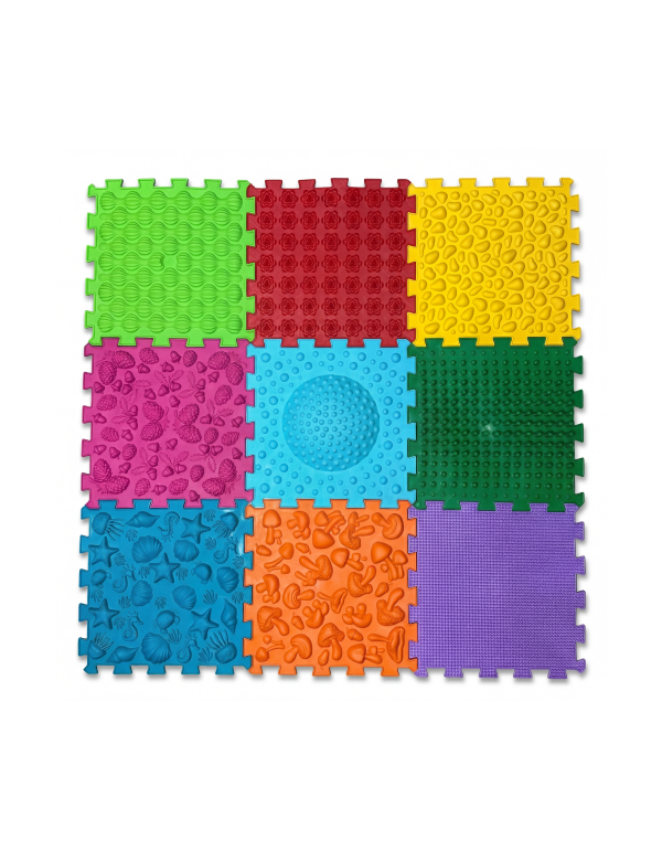 Masážna podložka Mix Puzzle 9 dielov