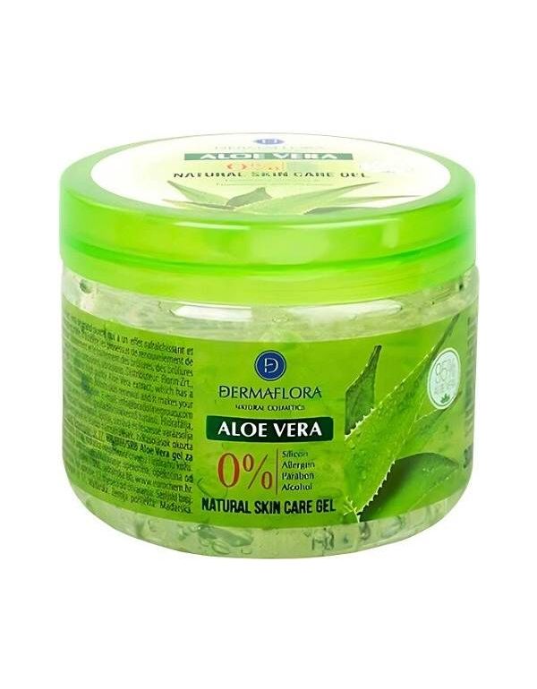 Dermaflora 0% aloe vera gél na starostlivosť o pleť 300 ml