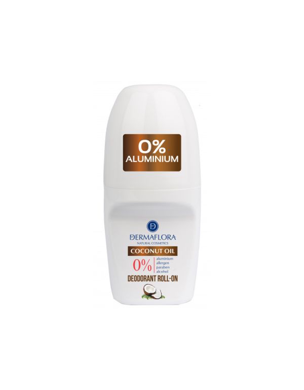 Dermaflora 0% roll-on deodorant 50 ml kokosový olej