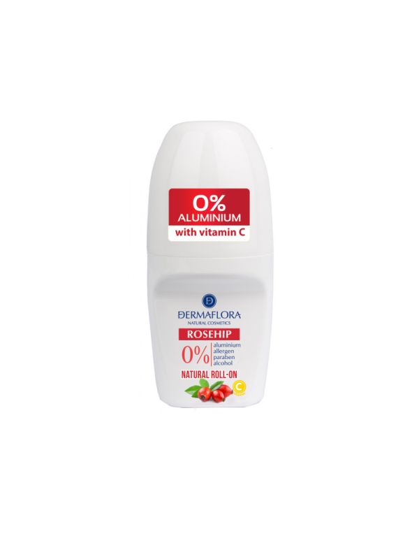 Dermaflora 0% roll-on deodorant 50ml so šípkou