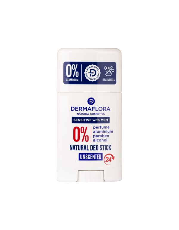 Dermaflora 0% gélový deodorant 50 ml bez vône pre citlivú pokožku