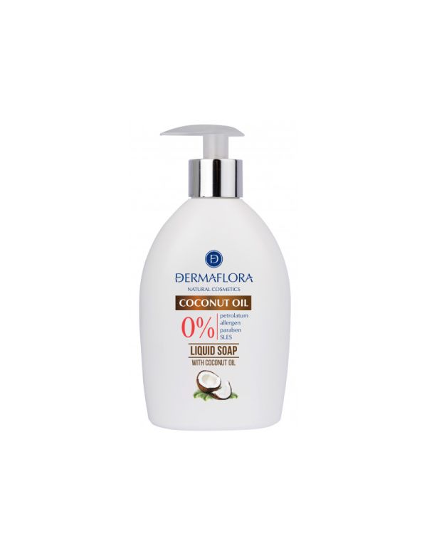 Dermaflora 0% tekuté mydlo 400ml s kokosovým olejom