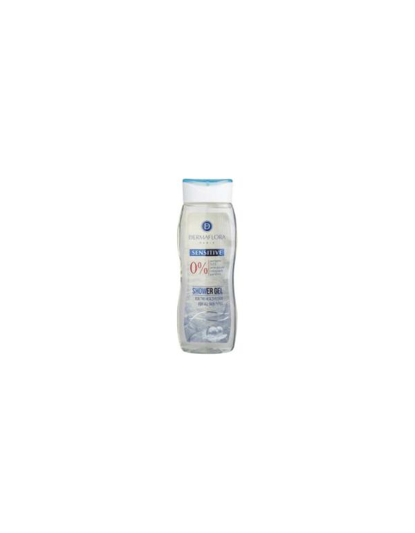 Dermaflora 0% sprchový gél 250 ml bez vône pre citlivú pokožku