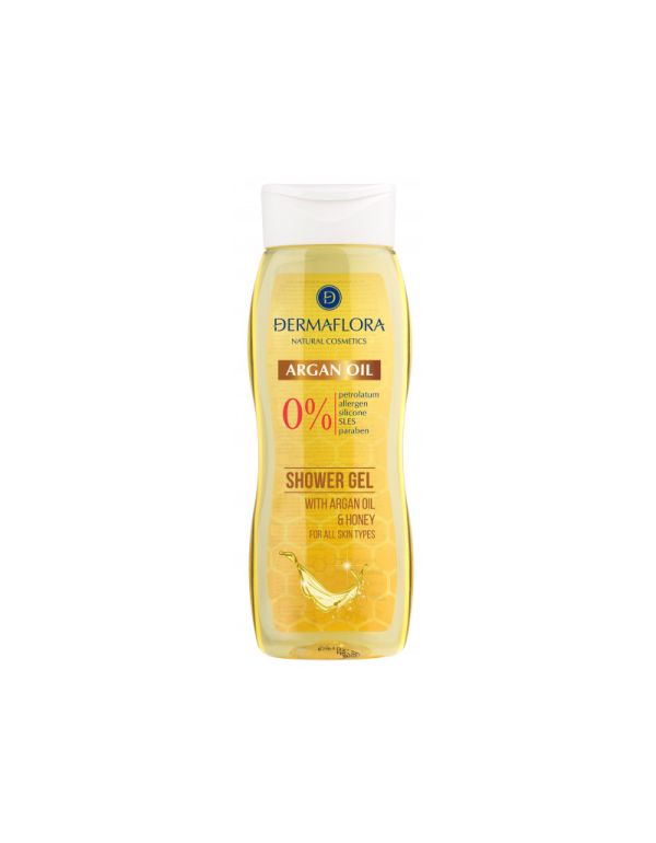 Dermaflora 0% sprchový gél 250 ml s arganovým olejom