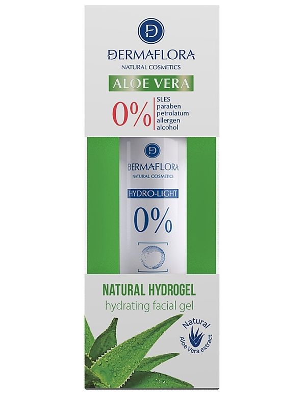 Dermaflora 0% hydrogél s aloe vera a ceramidami