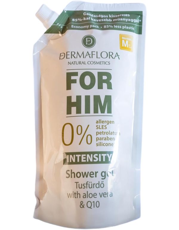 Dermaflora 0% sprchový gél Intensity 500 ml - náplň