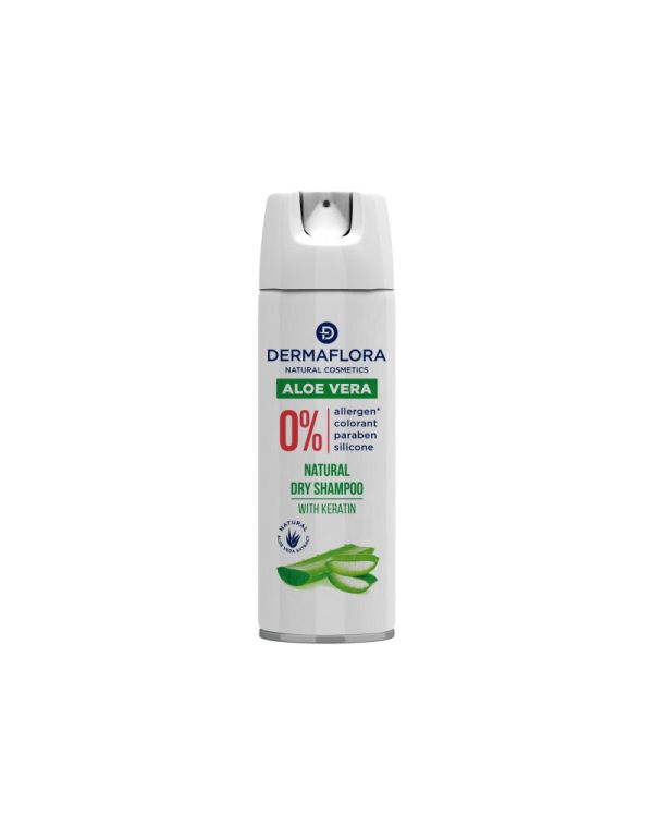 Dermaflora 0% suchý šampón 200 ml s aloe vera