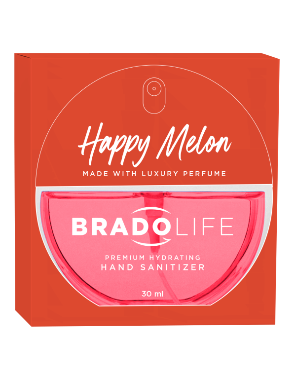 Bradolife Prémiový hydratačný dezinfekčný prostriedok na ruky 30 ml Happy Melon