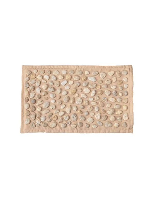 Masážna podložka s prírodnými kamienkami Ortek SOFT 74x44cm