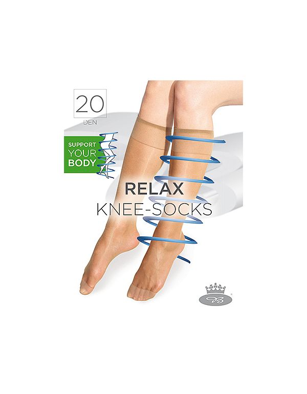 Podkolienky dámske silonkové RELAX knee socks 20 DEN