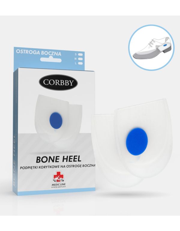 Silikónové podpätenky na bočné ostrohy päty