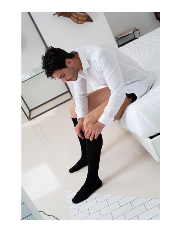 Unisex kompresné ponožky so strieborným vláknom 18-22 mmHg