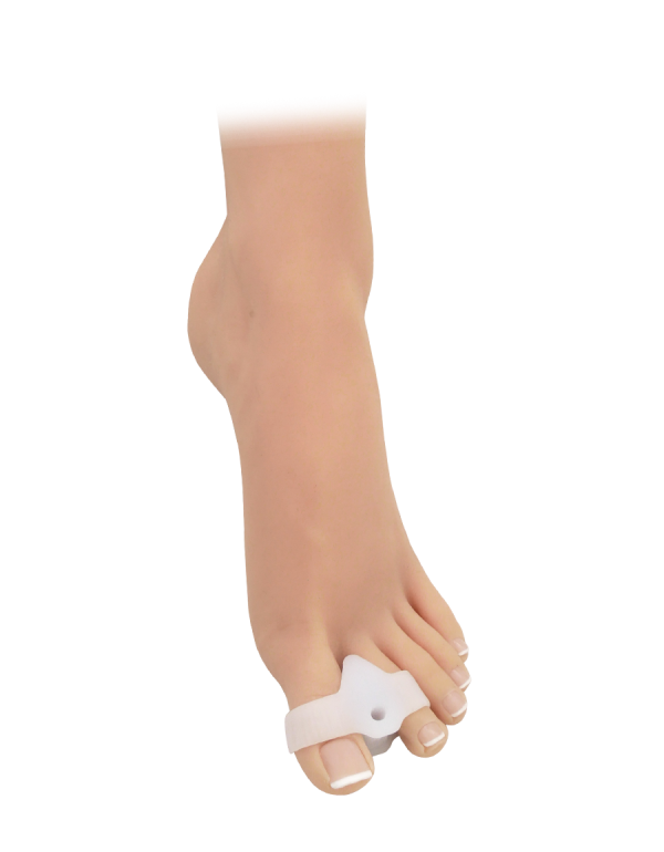 Korektor hallux valgus s návlekom na prst a palec - 2 ks