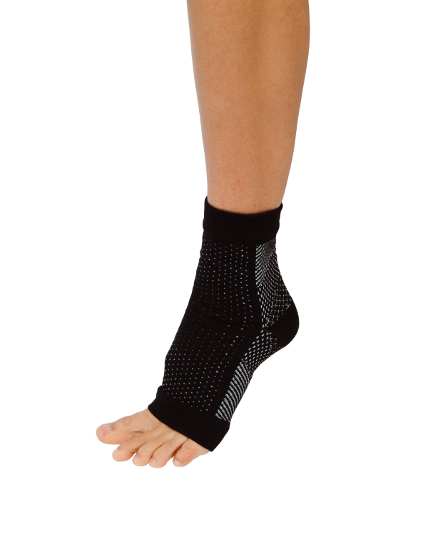 Kompresná členková bandáž s otvorenou špičkou