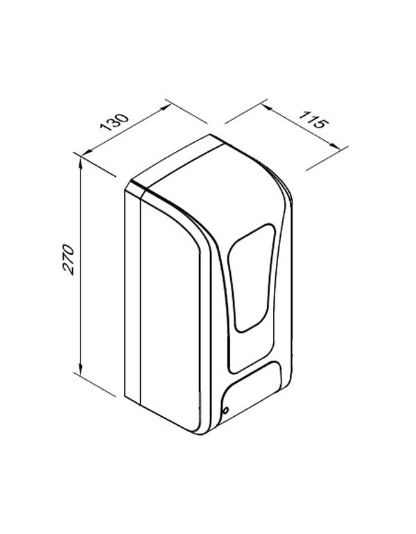 Automatický bezdotykový dávkovač penového mydla MED