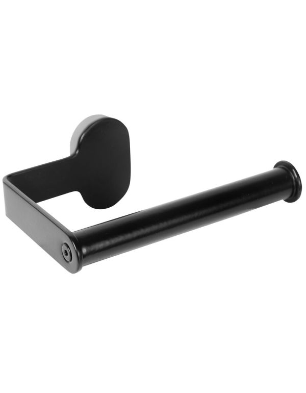 Čierny držiak na toaletný papier