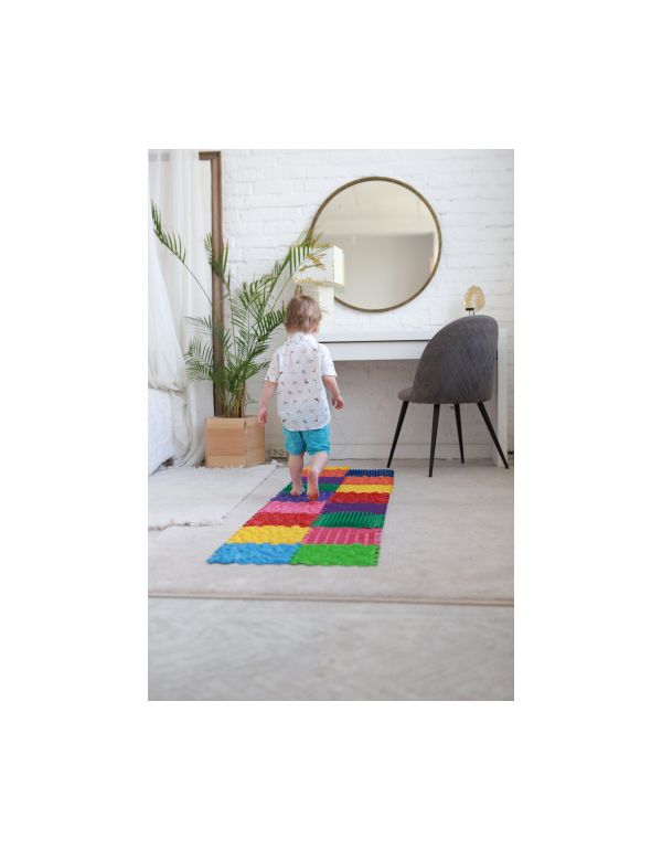 Masážna ortopedická podložka Puzzle "Mix" 10 prvkov