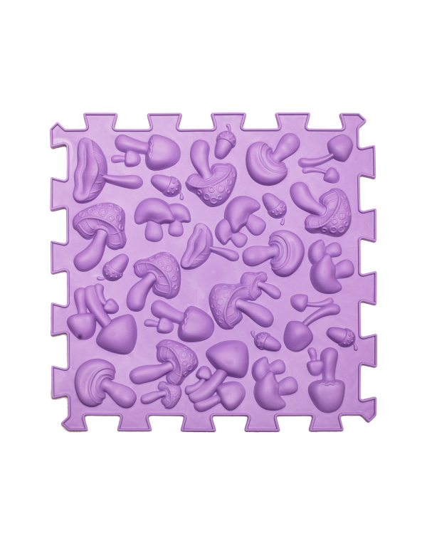 Masážna podložka Puzzle Mix Pastel 6 prvkov