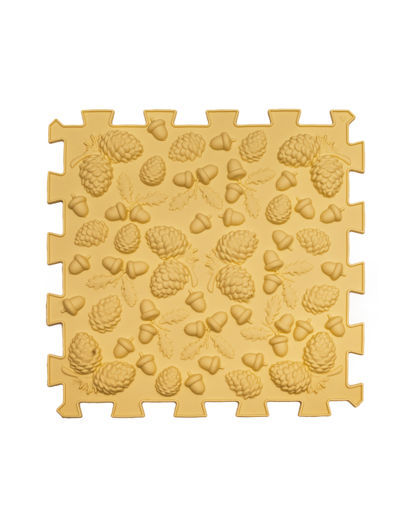 Masážna podložka Puzzle Mix Pastel 6 prvkov