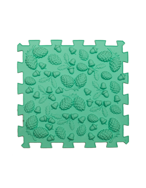 Masážna podložka Puzzle Mix Pastel 6 prvkov