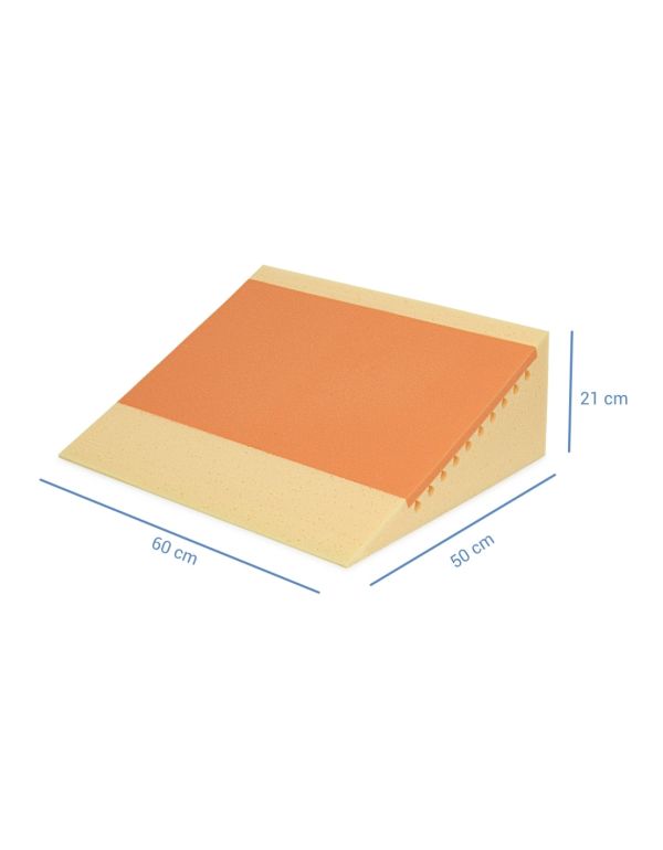 Klinový vankúš Trinity + zaťažený vankúš 60x50x21 cm