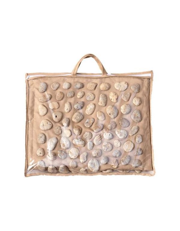 Masážna podložka s prírodnými kamienkami Ortek SOFT 74x44cm