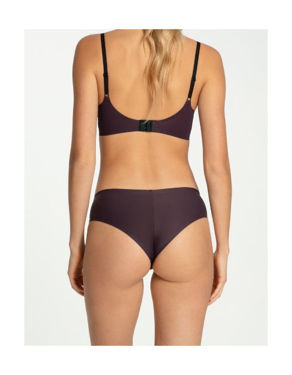 Bezšvové nohavičky DARK PLUM - simple brasil